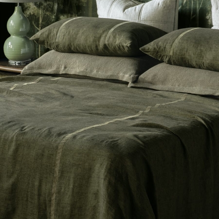 Ruscello Deep Moss Bedspread