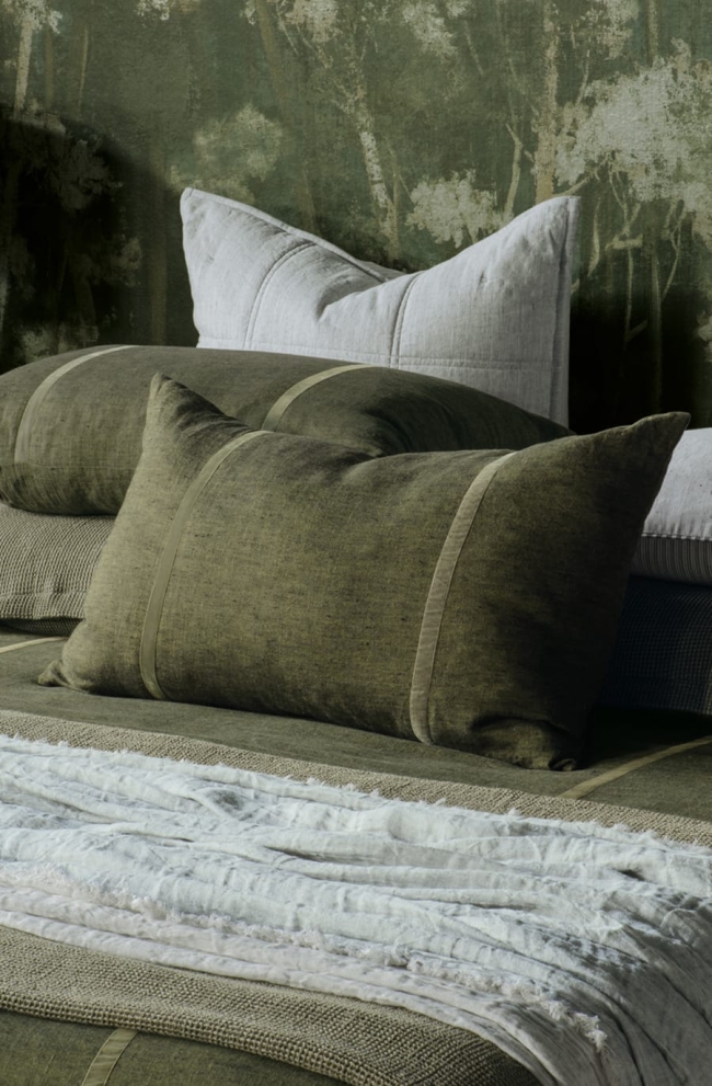 Ruscello Deep Moss Pillowcase