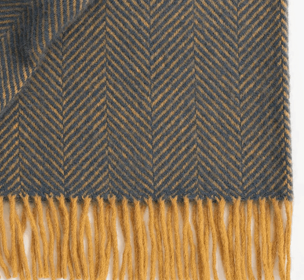 NZ Wool Throw Lerwick Navy