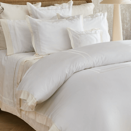 Pacific Sheet Set White/Ivory | Portugal