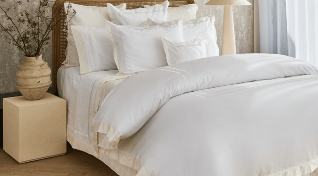 Pacific Sheet Set White/Ivory | Portugal