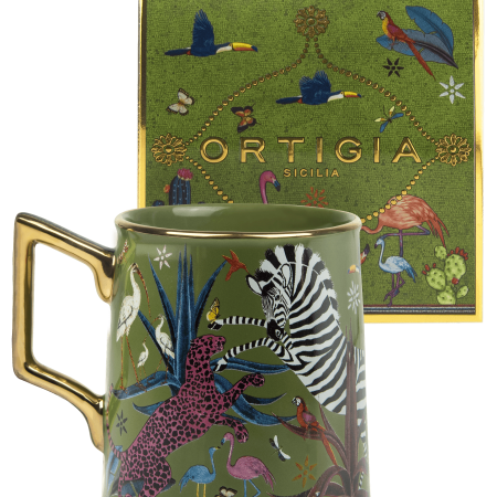 Ortigia Sicilia Tazzina Ceramic Green.