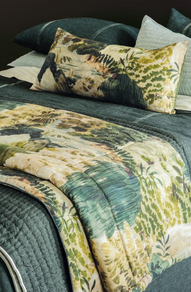 Floresta verde comforter