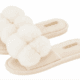 Fluffy Slippers IVORY Cosy Luxe