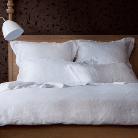VIDA LINEN Oxford Pillowcase White