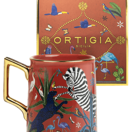 Ortigia Tazza Ceramic Corallo