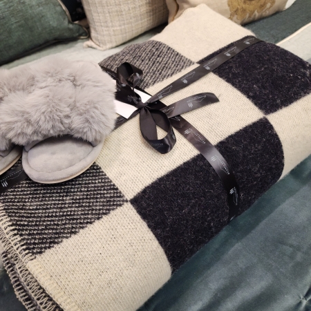 NZ Wool Blanket Navy | Ruanui