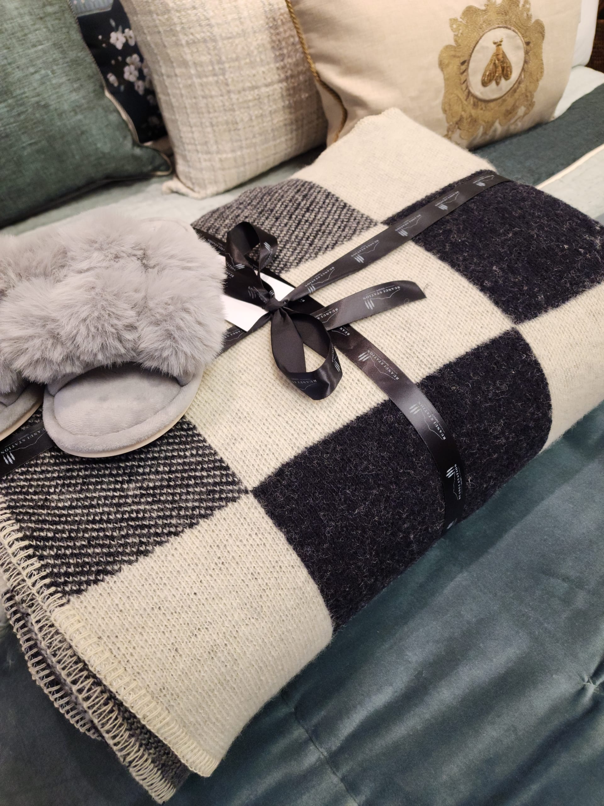 NZ Wool Blanket Navy | Ruanui