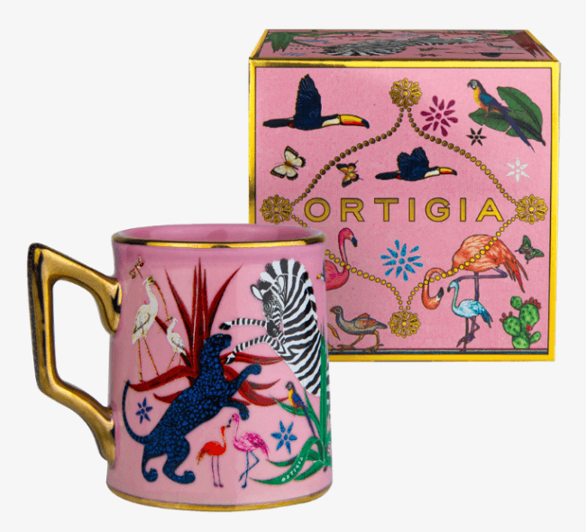 Ortigia Sicilia Tazzina Ceramic Pink - Linen Boutique