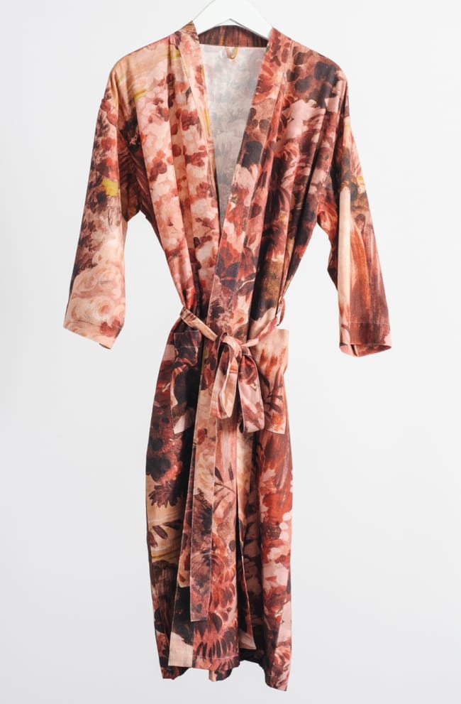 Floresta merlot housecoat