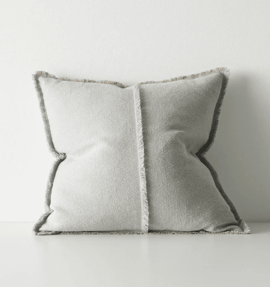 Adela Haze Raw Edge Cushion (50x50cm)