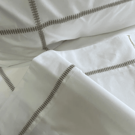 Crisp Cotton Sheets | Hudson Taupe