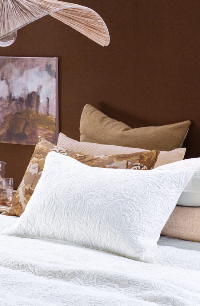 Fleur de Leau White Pillowsham