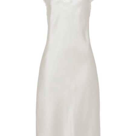 Silk Chemise Mid Length Scarlett Ivory