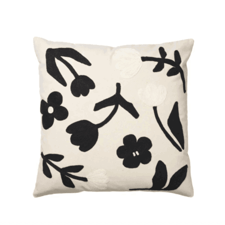 BROSTE Cushion Rosita | Black/Off White
