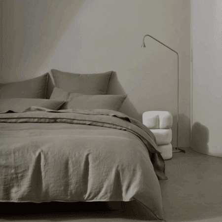 Ravello Linen Duvet Cover CAPER