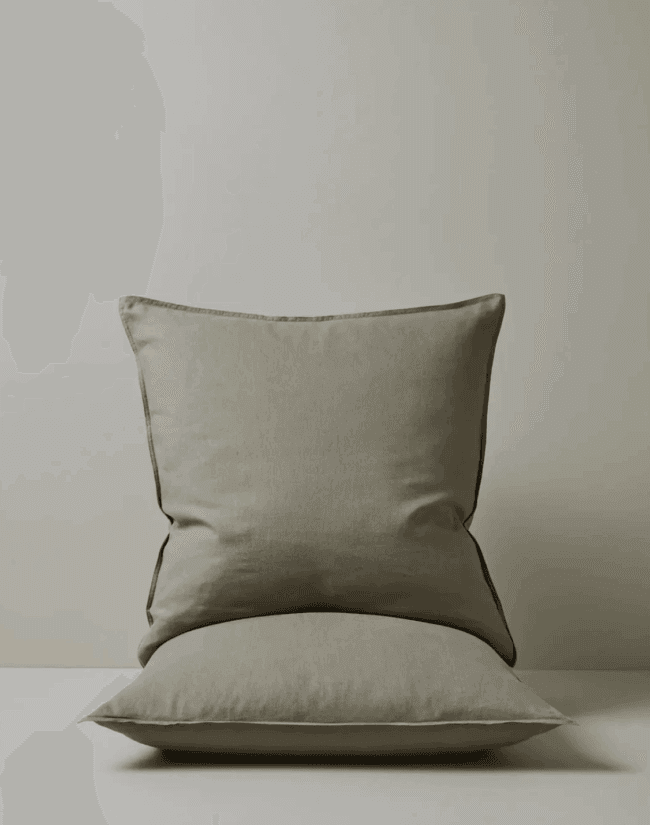 Ravello Linen Pillowcases CAPER
