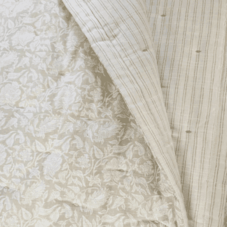 Madras Quilt Natural