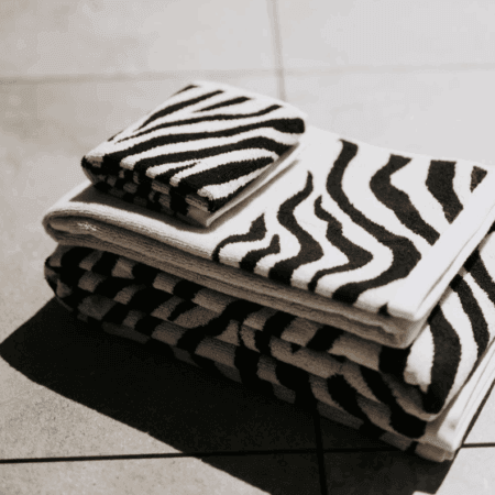 Zebra Jacquard Towels