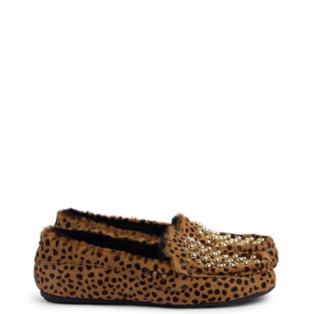 PARK AVE SLIPPER ANIMAL CALF HAIR