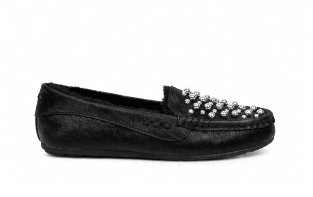 Park Ave Slipper Black Calf