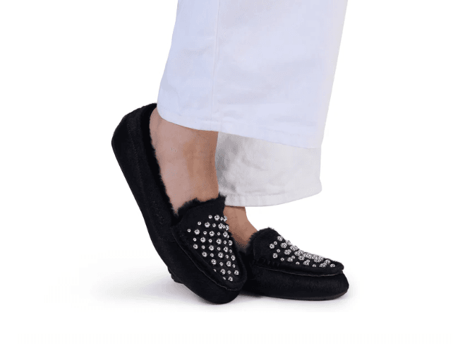 Park Ave SlipperBlack Calf | Lounge Slipper