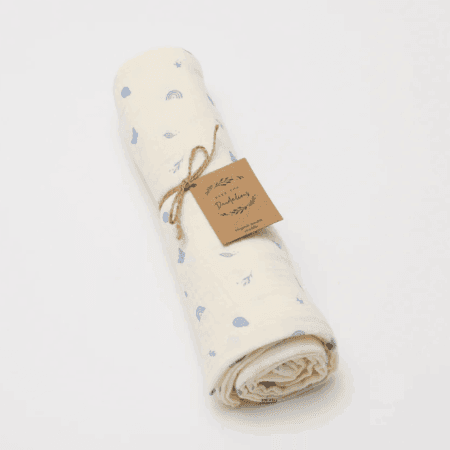 Organic Muslin Swaddle Enchanted Garden