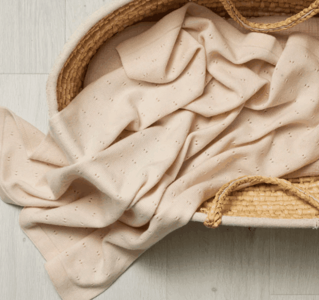 Merino Baby Blanket Ivory - Linen Boutique