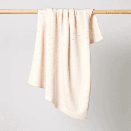 Merino Baby Blanket Ivory - Linen Boutique