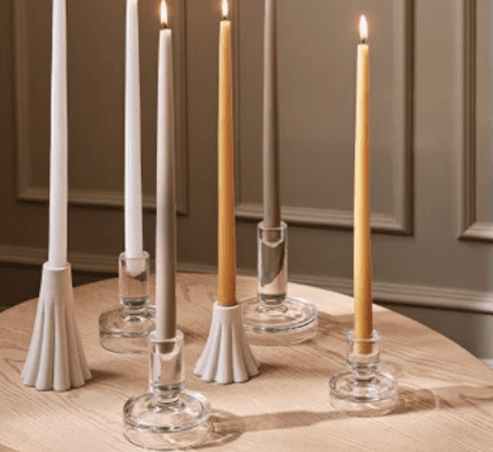Broste Candleholder Heli Large | Cream