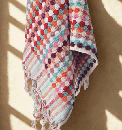 Pompom Turkish Cotton Handtowel