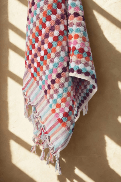 Pompom Turkish Cotton Handtowel