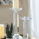 Crystal Pillar Candle Holder