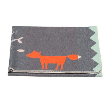 Toddler Blanket Fox | David Fussenegger - Linen Boutique