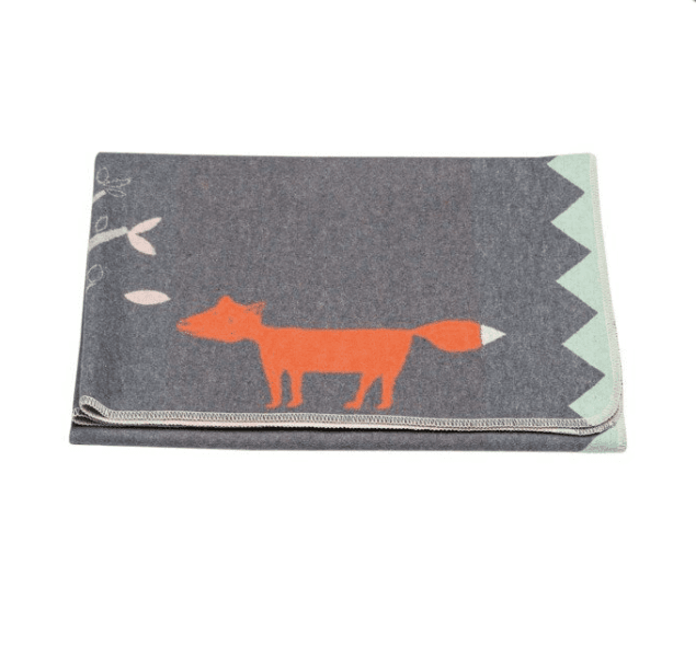 Toddler Blanket Fox | David Fussenegger - Linen Boutique