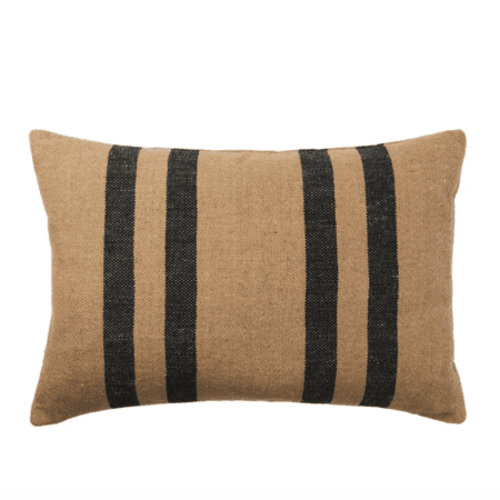 BROSTE Cushion Sigrun Brown Kelp/Black 60x40
