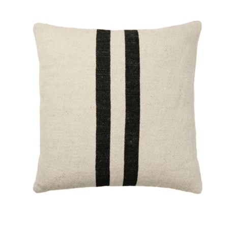BROSTE Cushion Sigrun Light Beige/Black