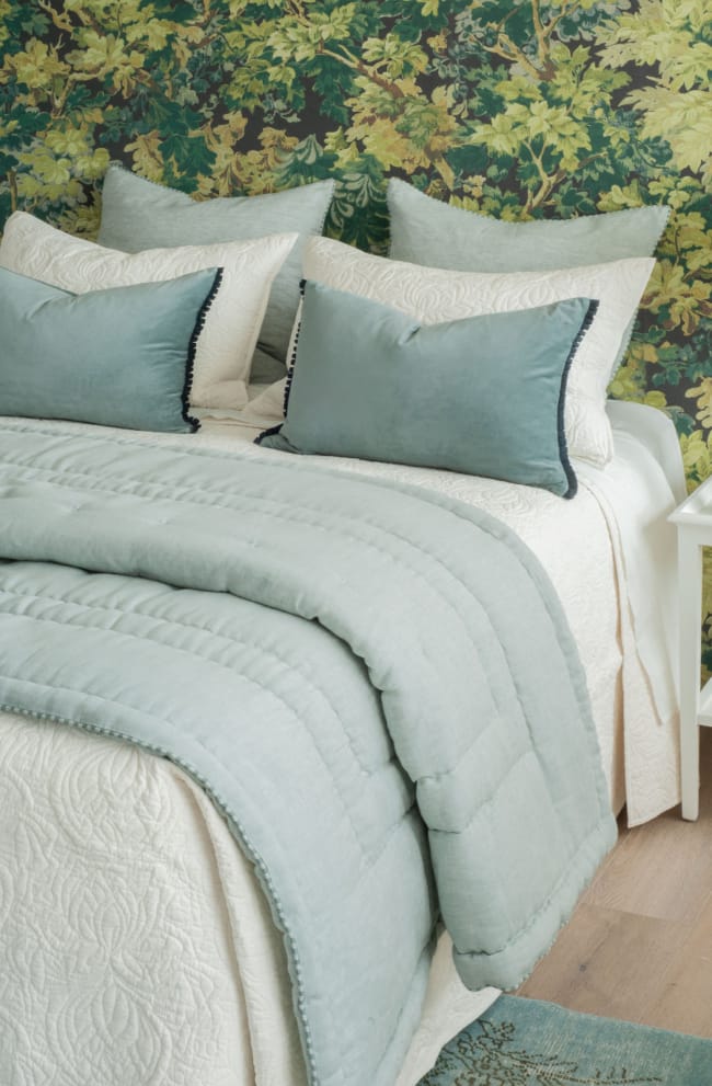 Luchesi Duck Egg Comforter Styled