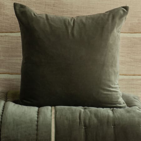 Luchesi Olive Comforter and Eurocase Stack
