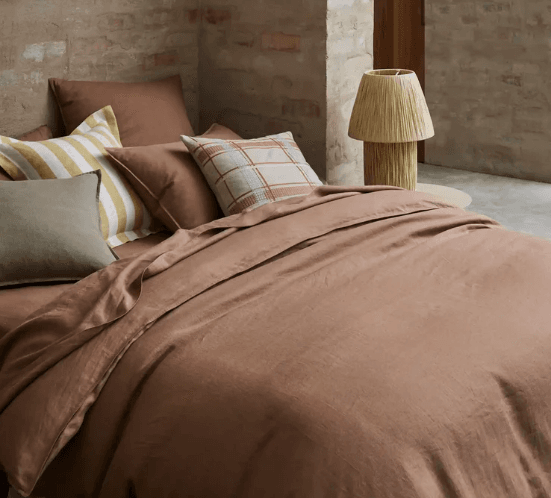 Ravello Linen Duvet Cover BISCUIT