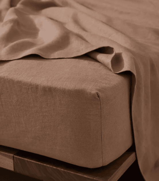 Ravello Linen Sheets BISCUIT