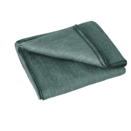 Alpaca Wool Throw Blanket | Stormcloud