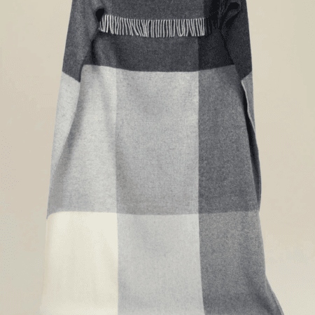 NZ Wool Throw Bayswater Charcoal | Weave