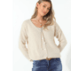 Mohair Fay Cardigan Oatmeal | Elizabeth Scott