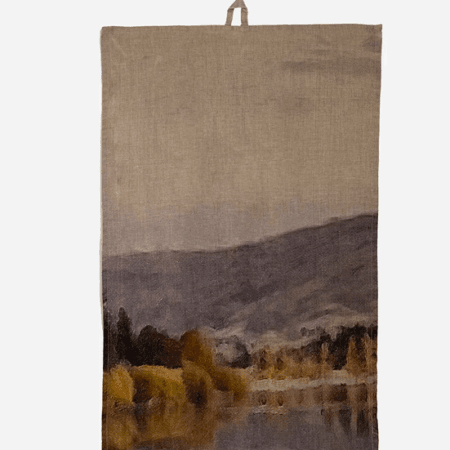 Linen Tea Towel Lake Hayes
