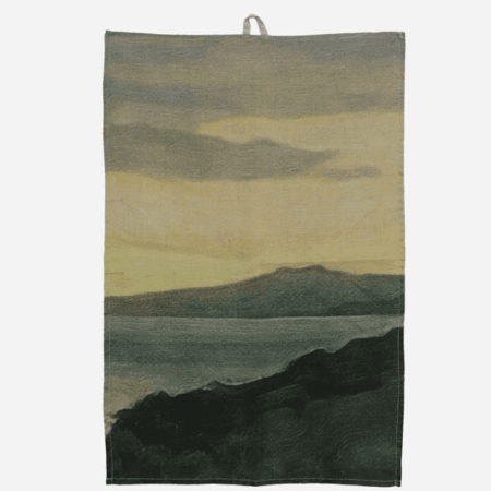 Linen Tea Towel Island at Dusk