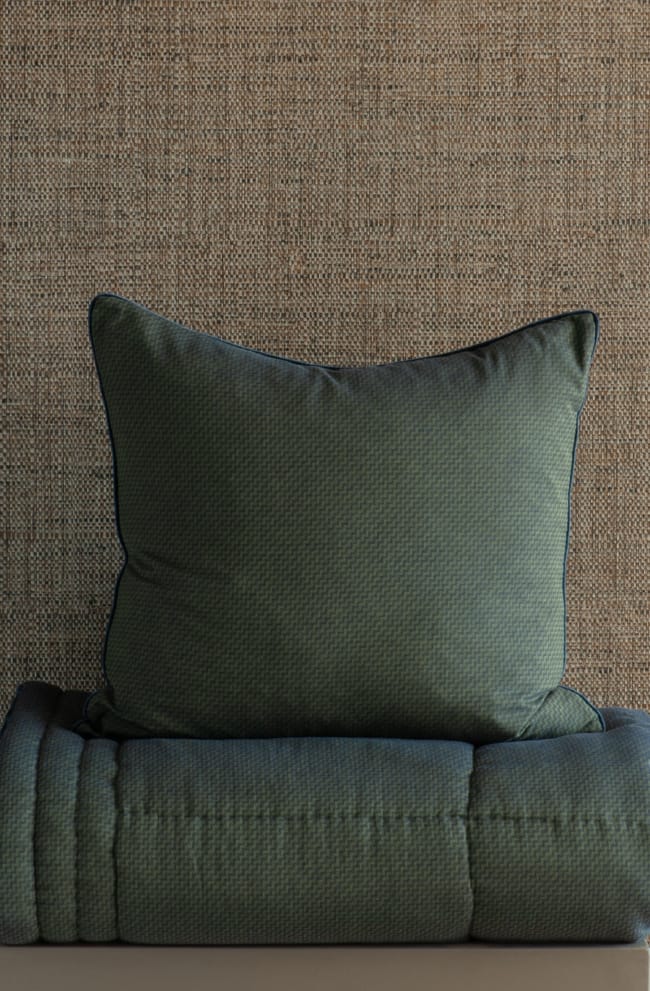 Tobiishi Spruce Comforter and Eurocase Stack