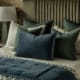 Riga Prussian Blue Comforter