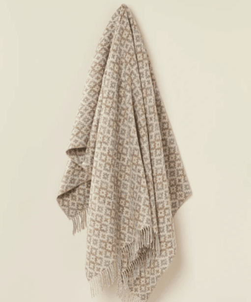 NZ Wool Throw Dartmouth Natural