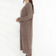 Luxe Knit Long-line Cardigan Mocha